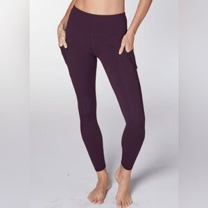 Workout Leggings - Gottex Studio Emma Legging in Merlot BNWT - Sz Large